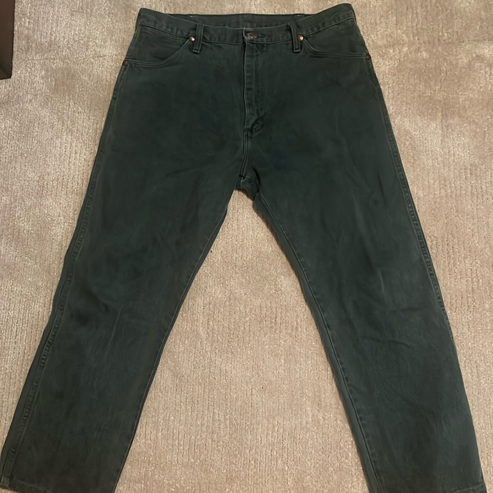 Green Wrangler Jeans